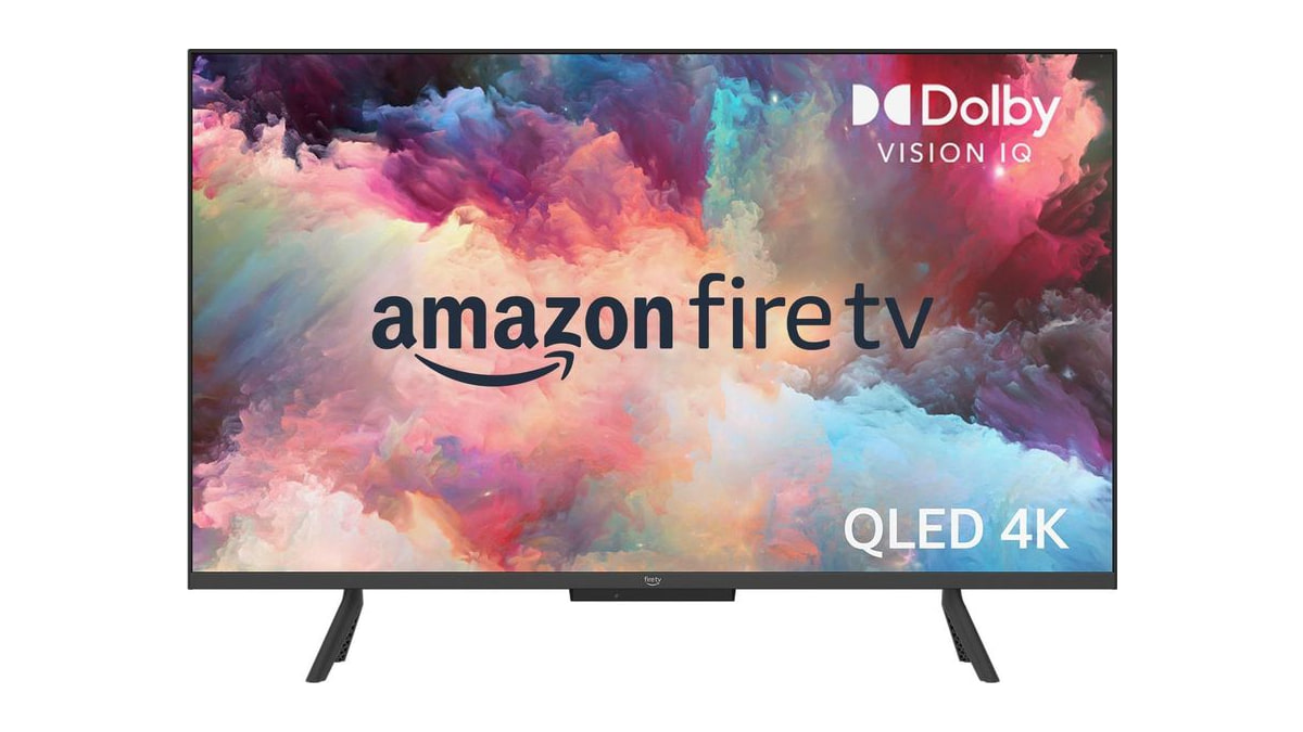 Amazon Fire TV 50" Omni QLED Series 4K UHD smart TV, Dolby Vision IQ, Fire TV Ambient Experience, local dimming, hands-free with Alexa