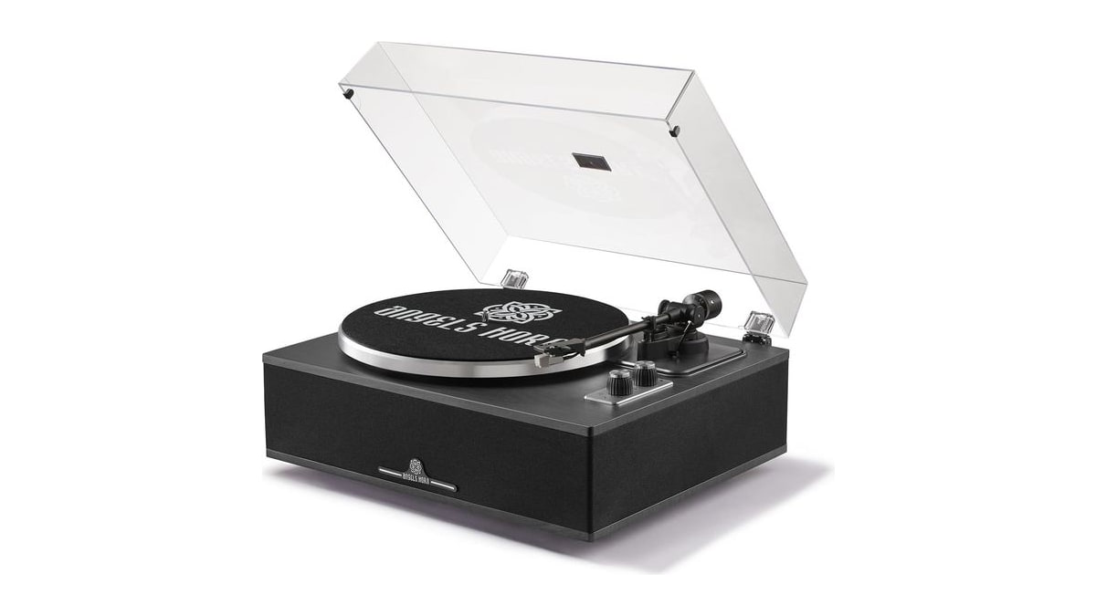 ANGELS HORN Bluetooth Vinyl Record Player with Built-in Speakers, AT-3600L