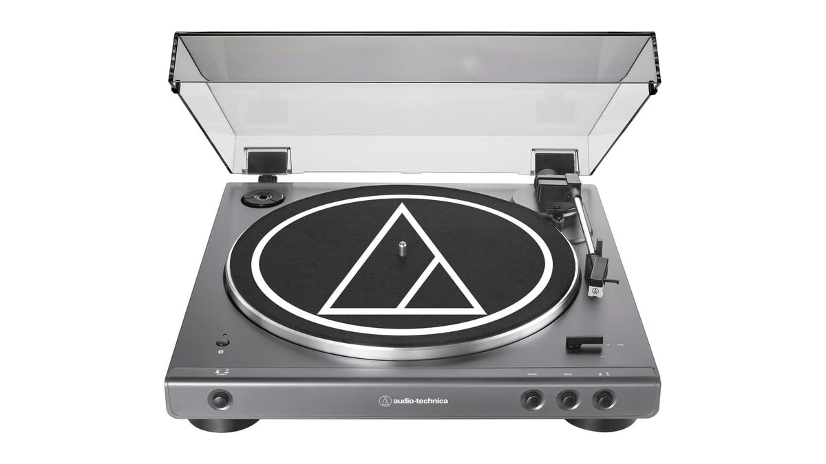 Audio-Technica AT-LPGO Fully Automatic Belt-Drive Stereo Turntable, Hi-Fidelity, Plays 33-1/3 and 45 RPM Vinyl Records, Anti-Resonance, Die-Cast Alumi