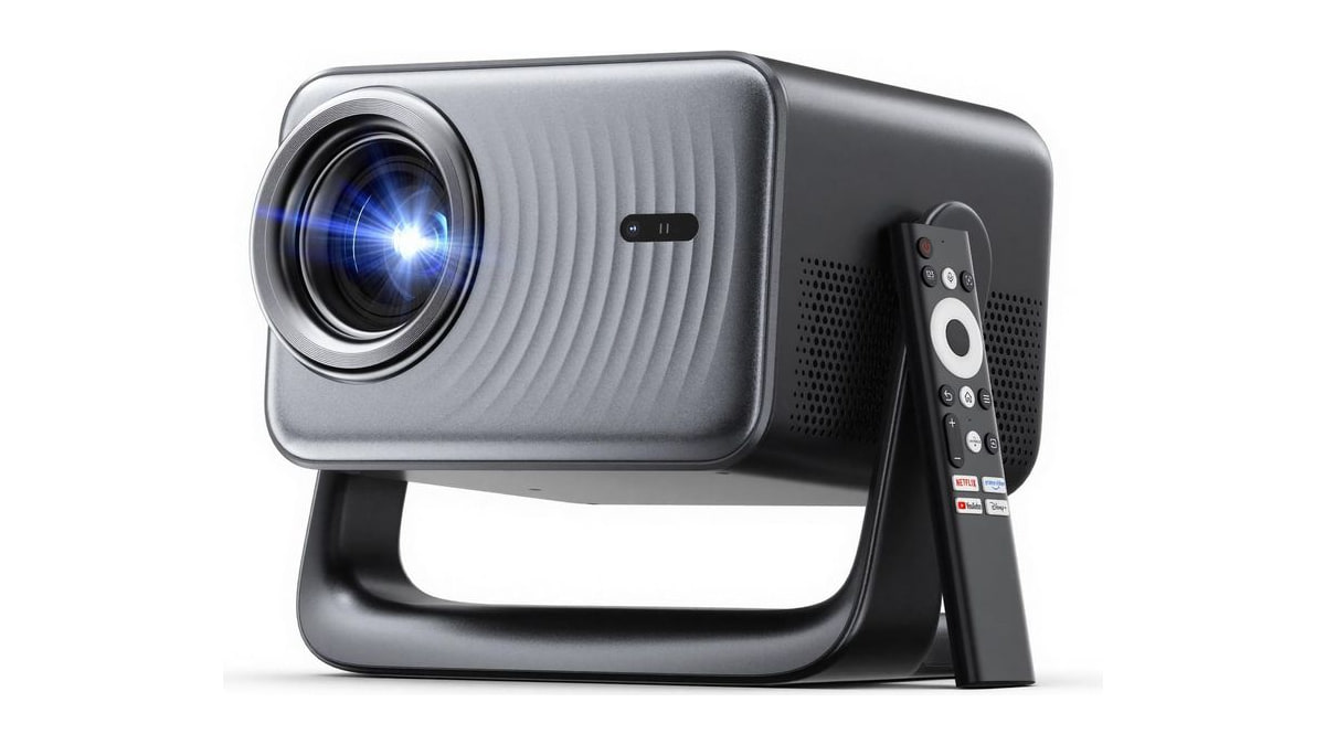 Dangbei N3 Max Smart Projector, 1000 ISO Lumens Sealed Optical Engine, Dolby Audio, 4K Support, Portable with Native Netflix & VIDAA OS, Auto Focus &