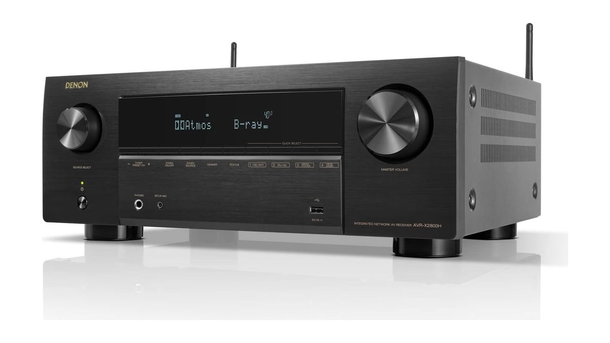 Denon AVR-X2800H 7.2 Channel Home Theater AV Receiver (95W x 7) - 8K UHD