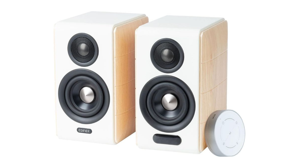 Edifier S880DB MKII Hi-Fi Bookshelf Speakers, 88W RMS, White