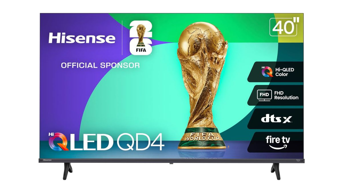 Hisense 40-Inch Class QD4 Series Hi-QLED FHD Smart Fire TV (40QD4QF) - Quantum Dot Color, DTS Virtual: X, Alexa Built in, Slim Bezel Design