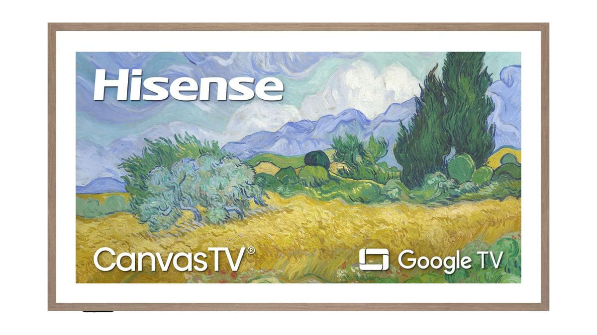 Hisense 85“ Hi-QLED 4K S7 CanvasTV Series Google Smart Art TV (85S7SG, 2026 New) - 144Hz, Art Gallery, Dolby Vision HDR, Anti-Glare Panel, Hi-Matte Di