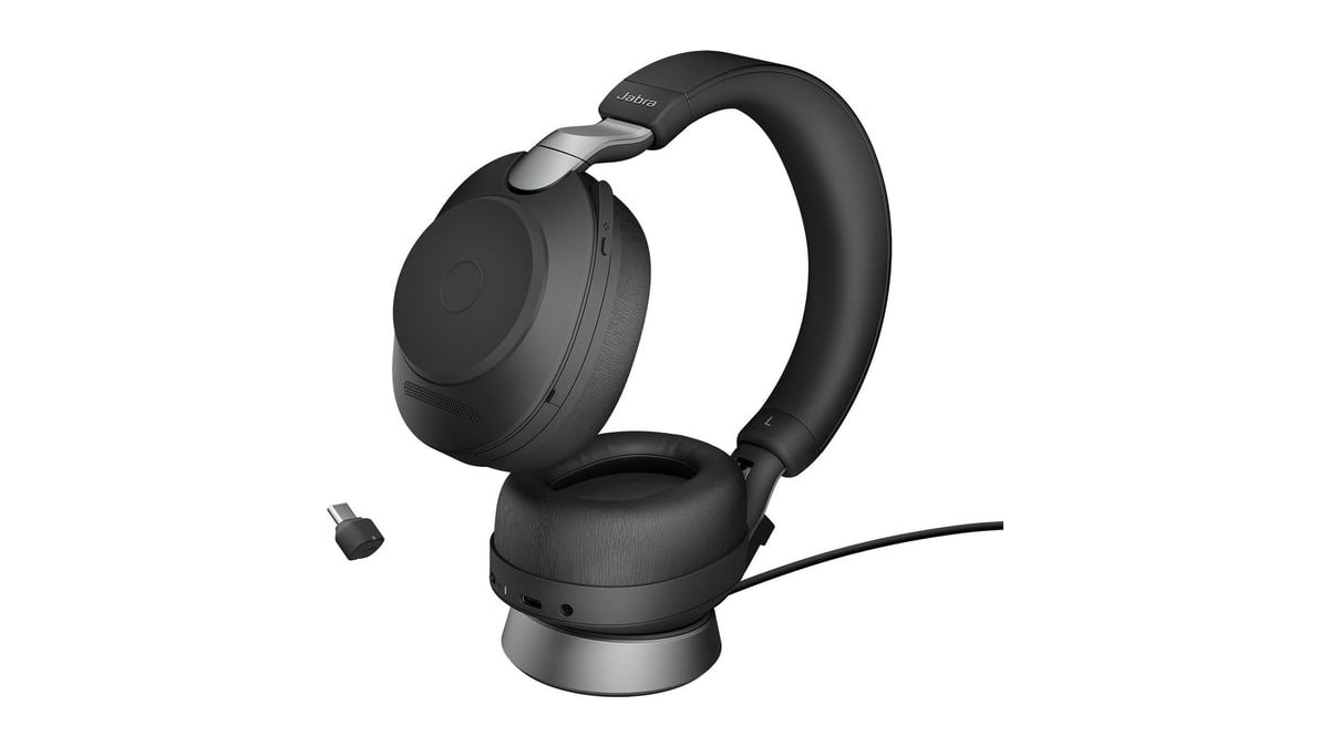 Jabra Evolve2 85 - USB-C UC Stereo Stand - Black Wireless Headset/Music Headphones Black