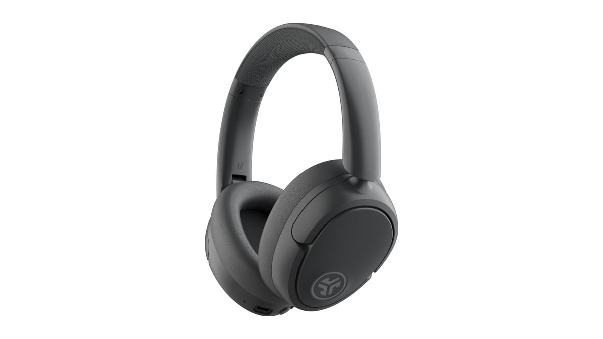 JLab JBuds Lux ANC Wireless Over-Ear Headphones, Graphite