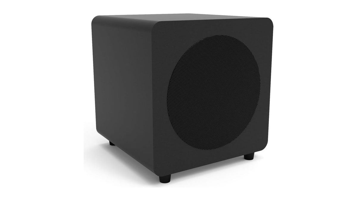 Kanto SUB8VMB Sealed Powered Subwoofer | 300W Peak Power | 8" Woofer | Matte Black