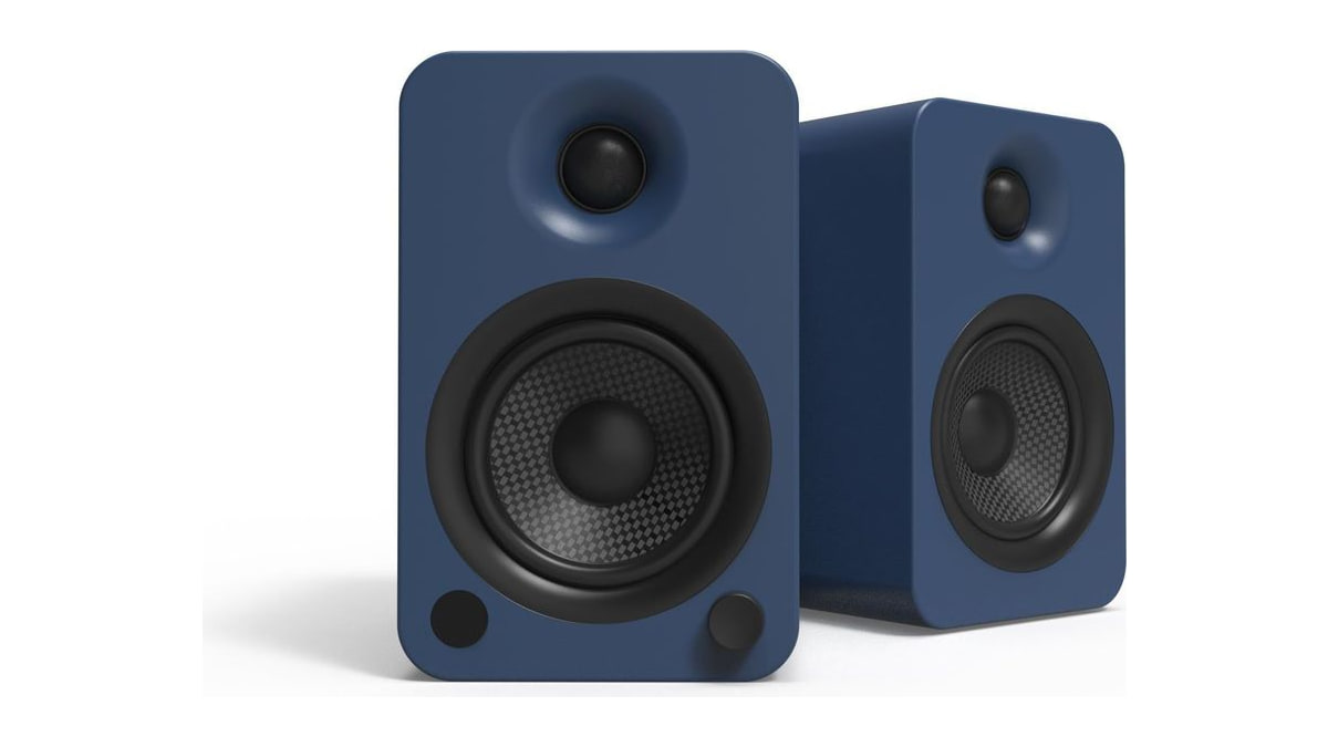Kanto YU4 Powered Speakers with Bluetooth and Built-in Phono Preamp | 140W Peak Power | 1" Silk Dome Tweeter and 4" Kevlar Driver | Auto Standby and S