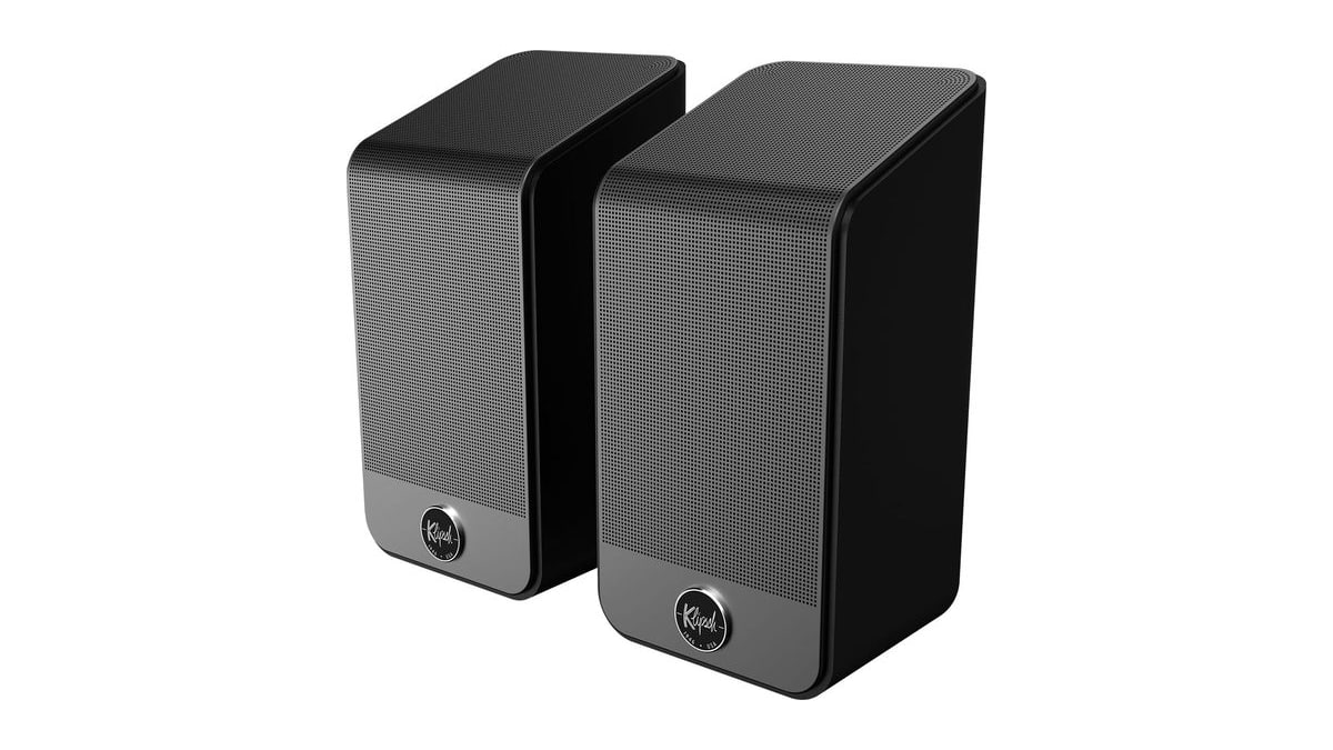 Klipsch Flexus SURR 200 Dolby Atmos Enhanced Surround Speakers - Black. Works Exclusively with Klipsch Flexus Sound Bars