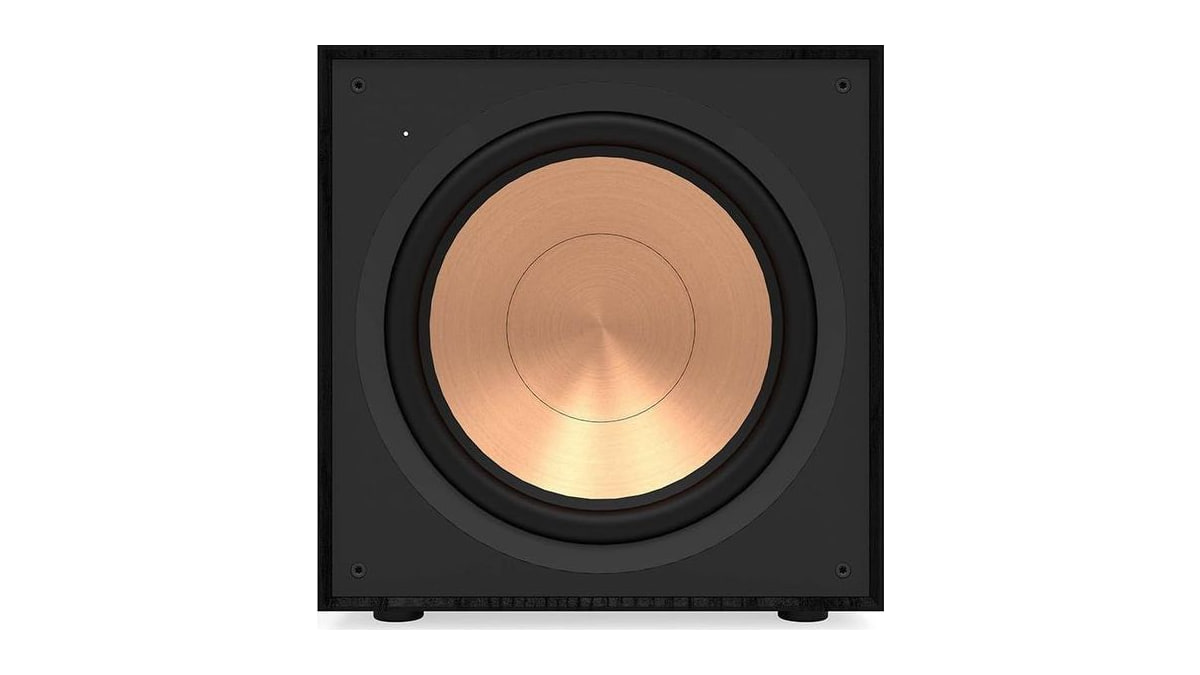 Klipsch Reference Front-Firing Subwoofer with revamped Spun-Copper thermoformed crystalline Polymer woofers