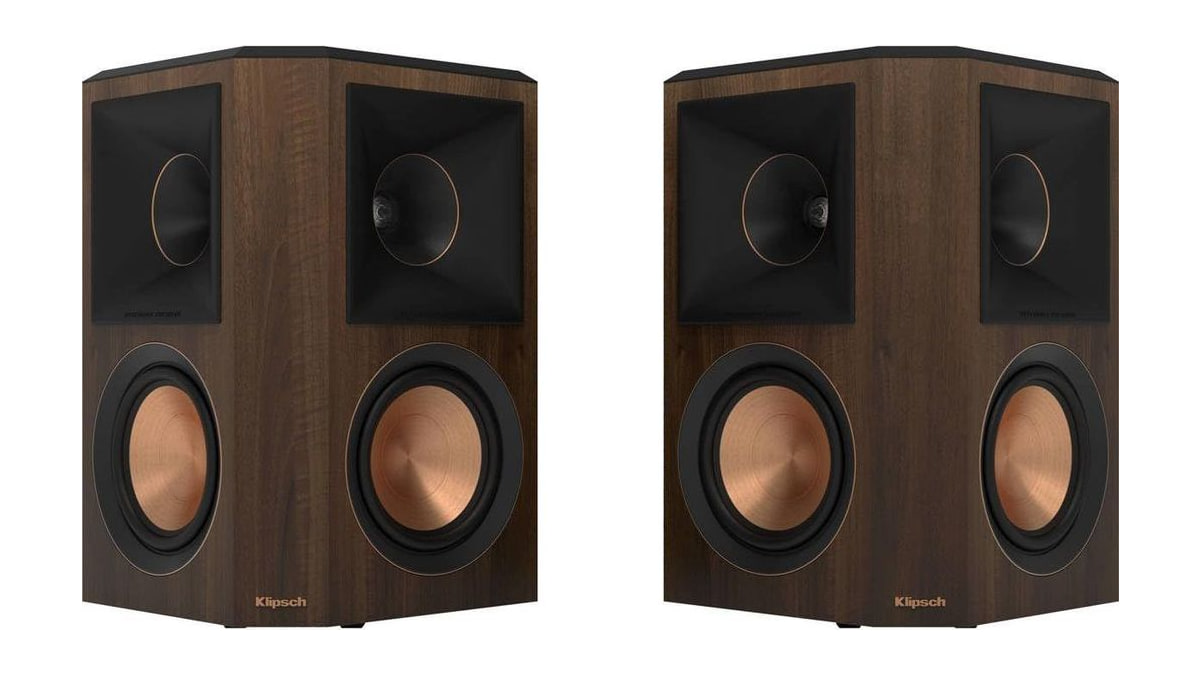 klipsch Reference Premiere RP-502S II Walnut Surround Sound Speakers