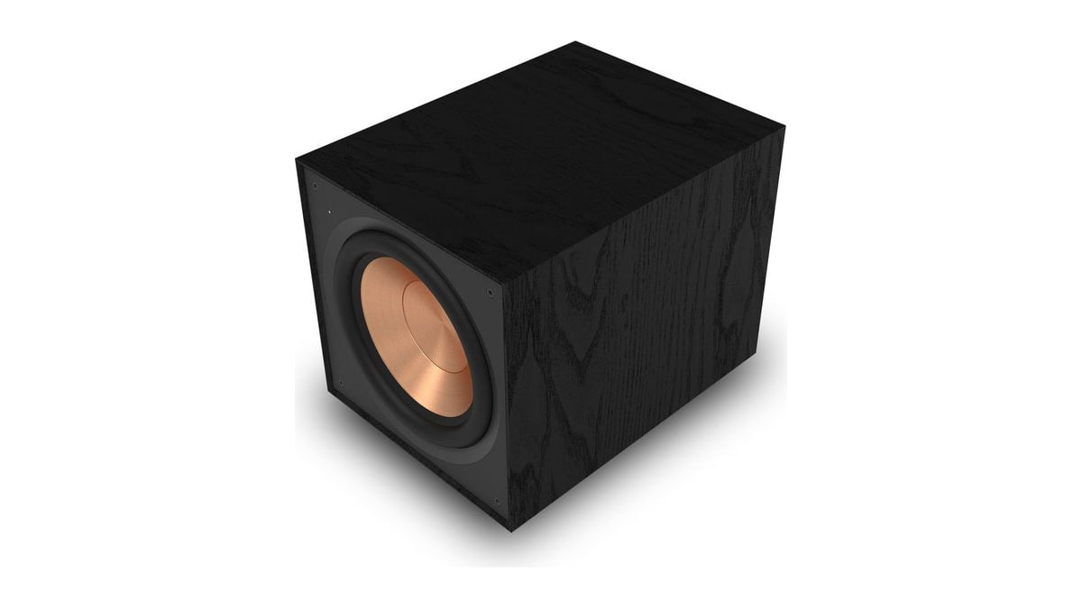 Klipsch Reference R-101SW 10” Front-Firing Subwoofer with All-new Spun-Copper 10” woofers and an All-Digital Amplifier for Premium Home Theater Sound
