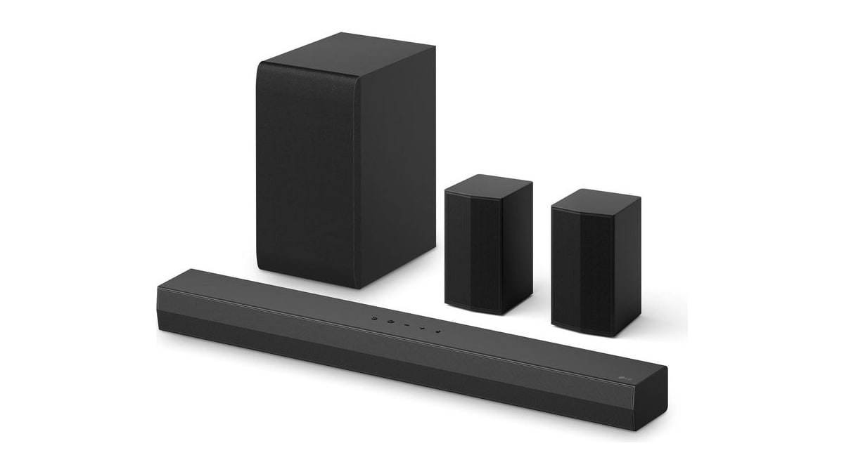 LG S40TR 4.1 ch. Home Theater Soundbar with Rear Surround Speakers and Wireless Subwoofer, Wow Interface, Dolby Audio, AI Sound Pro, Amazon Exclusive