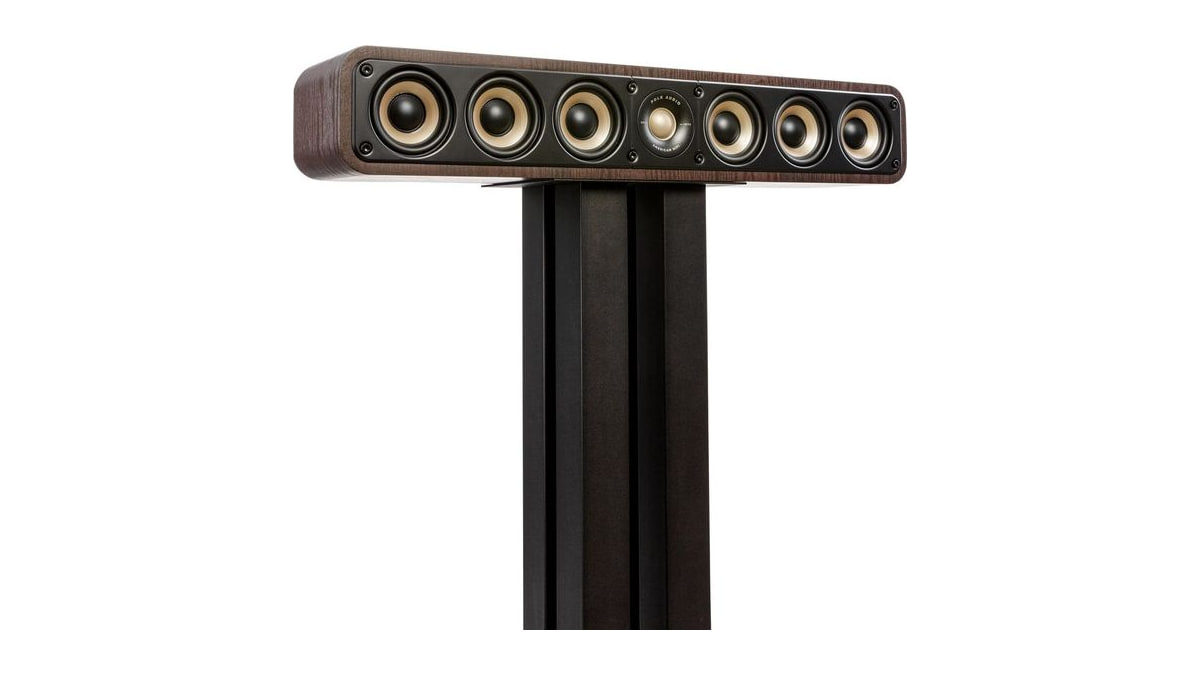 Polk Audio Signature Elite ES35 Center Channel Speaker, Contemporary Walnut