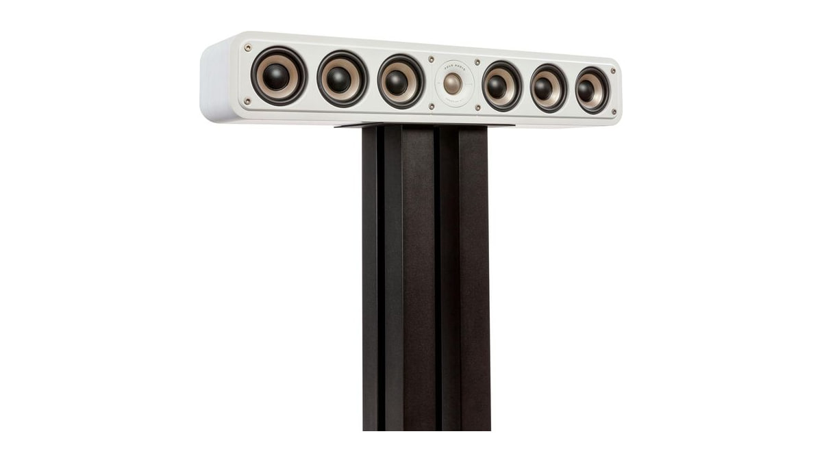 Polk Audio Signature Elite ES35 Slim Center Channel Speaker Elegant White