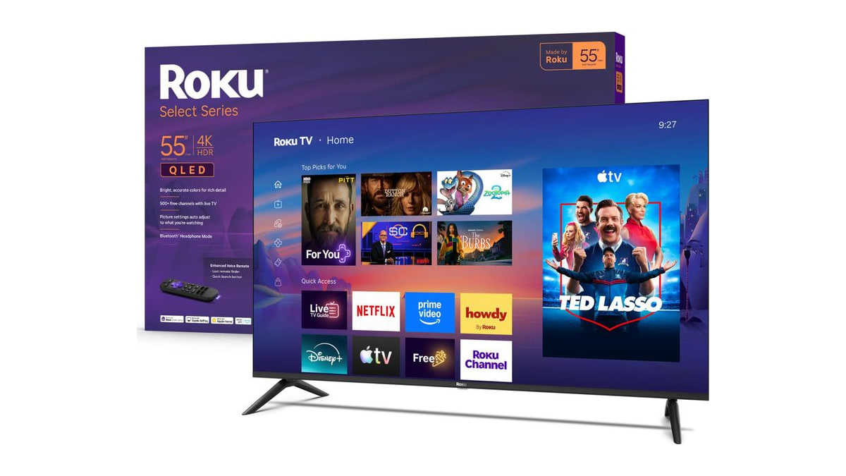 Roku 55-Inch Select Series Smart TV 2026-4K (2160p) QLED TV TV