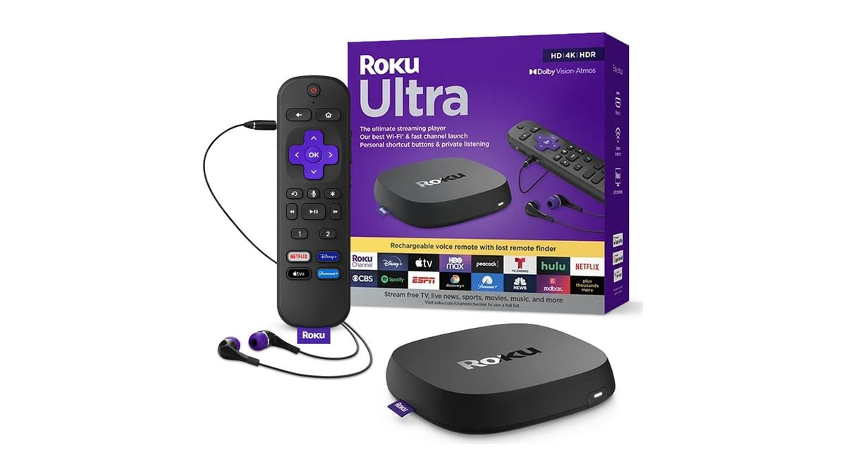 Roku Ultra, Ultimate Streaming Player - 4K Streaming Device for TV