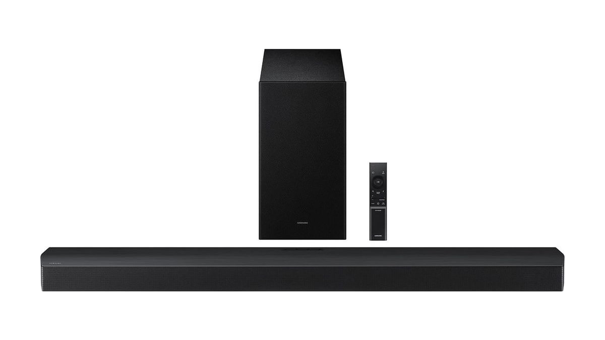 Samsung B-Series Soundbar HW-B750F 5.1 ch Subwoofer (2025 Model) Voice Enhance Mode, Q-Symphony, Adaptive Sound
