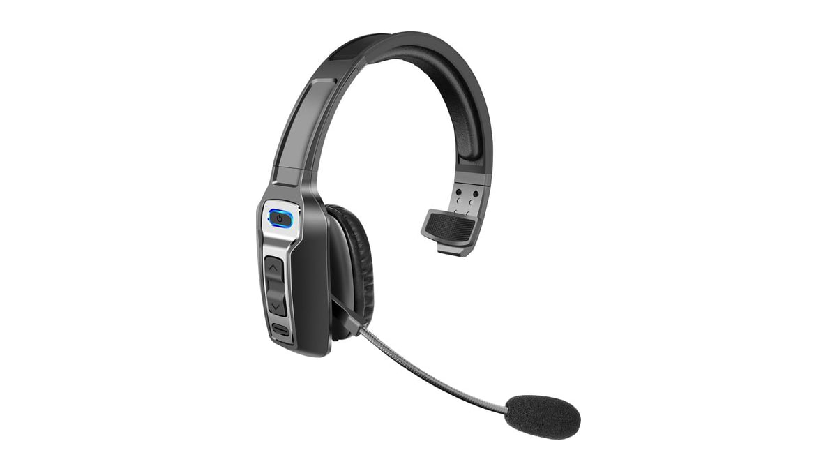 Sarevile Trucker Bluetooth Headset, V5.2 Wireless Headset with Upgraded Microphone AI Noise Canceling, On Ear Bluetooth Headphone with Mute for Driver