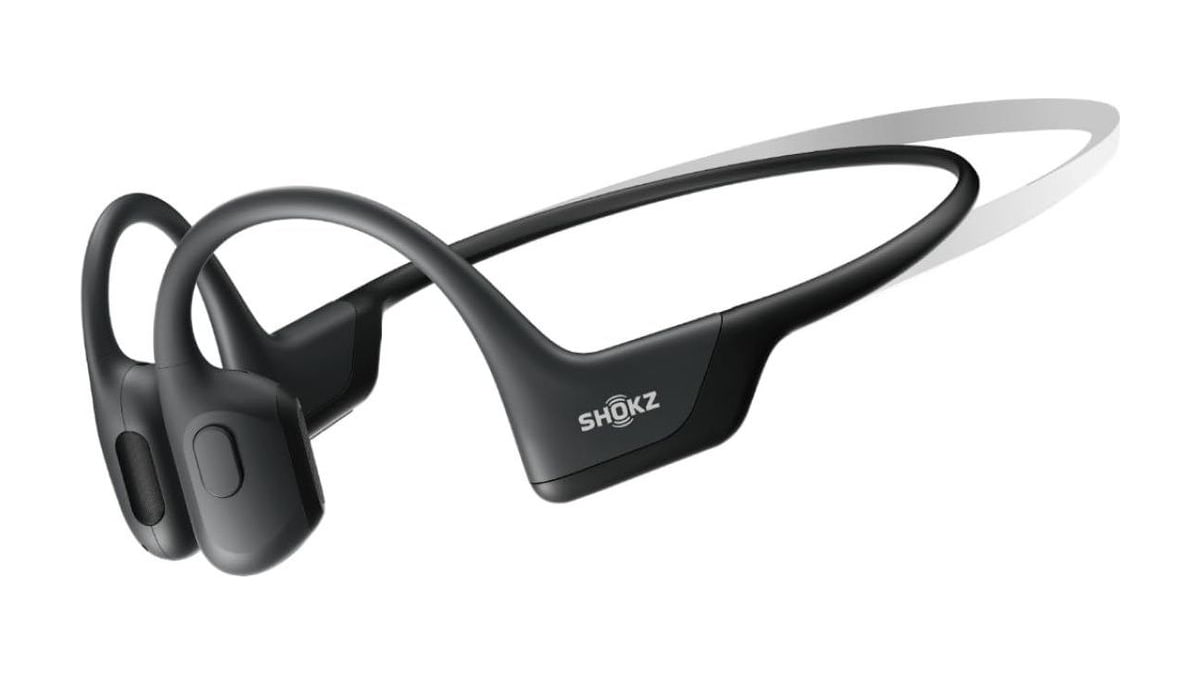 SHOKZ OpenRun Pro Mini - Premium Bone Conduction Open-Ear Bluetooth Sport Headphones - Sweat Resistant Wireless Earphones for Workouts and Running wit