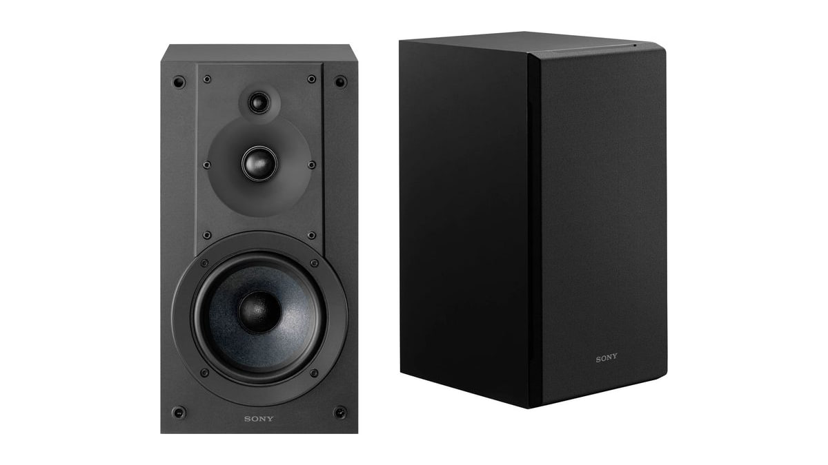 Sony SS-CS5M2 3-Way 3-Driver Hi-Res Compact Bookshelf Speakers (Pair)