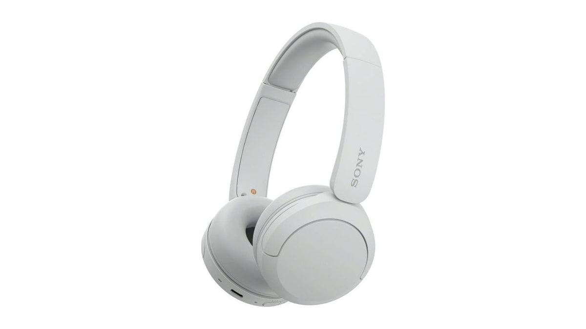 Sony WH-CH520 Wireless On-Ear Bluetooth Headphones with Microphone, White