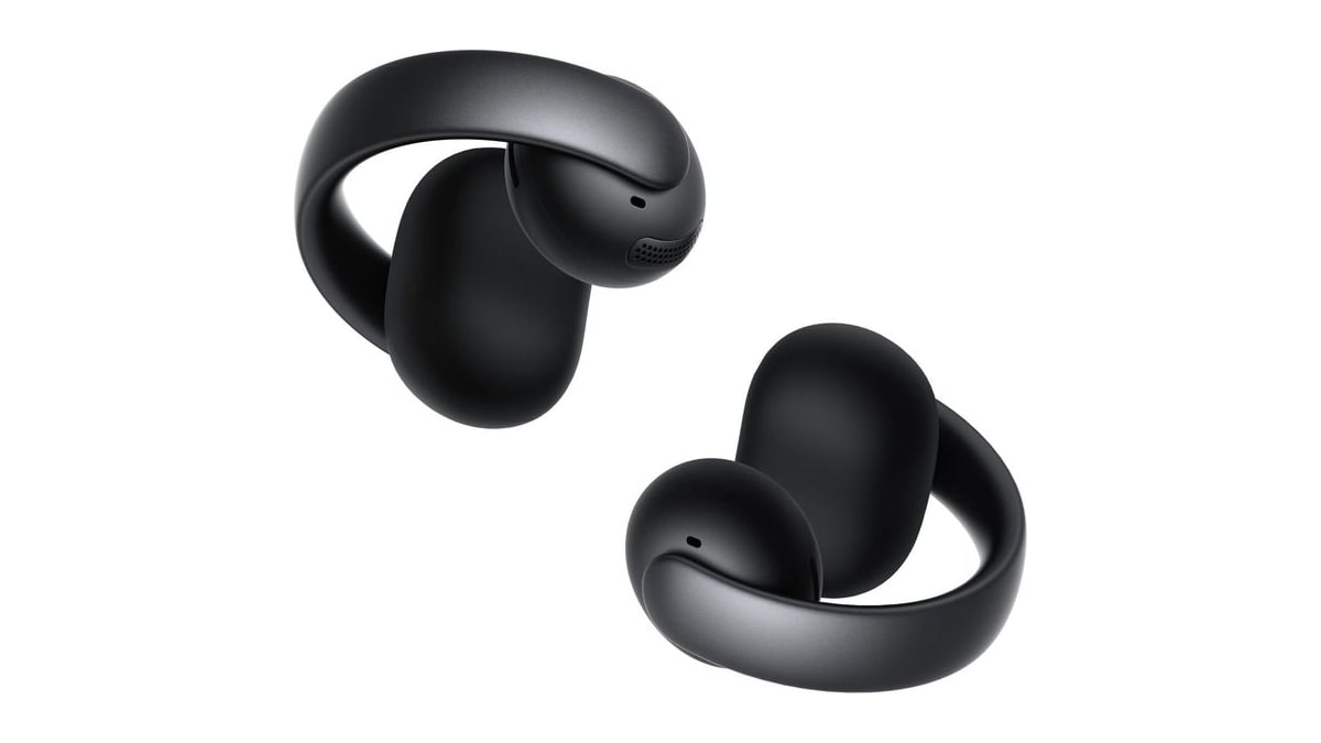 Soundcore AeroClip by Anker Open Ear Earbuds, Clip On Earbuds, Open Ring