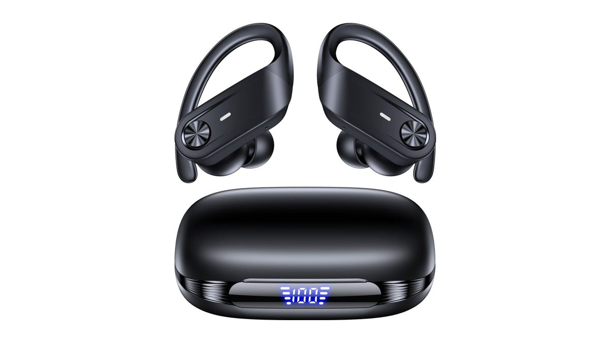 TAGRY Hybrid Active Noise Cancelling Wireless Ear Buds 80 Hrs Playtime Hi-Res Stereo Quality Bluetooth Earbuds with Transparency Mode Headphones Bluet
