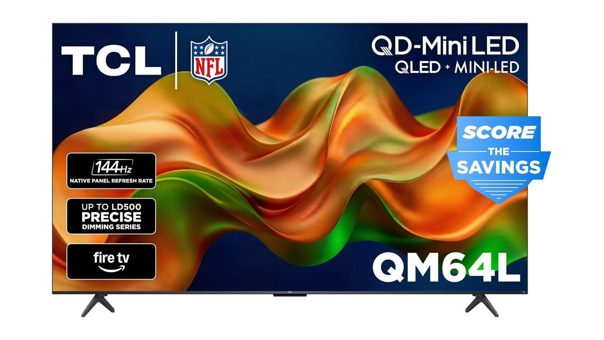 TCL 55-Inch QM64L Series | Mini LED QLED 4K HDR Gaming TV for Sports & Movies | 55QM64L, 2026 | 144Hz VRR, Dolby Vision Atmos, Alexa+ Voice Remote, Am