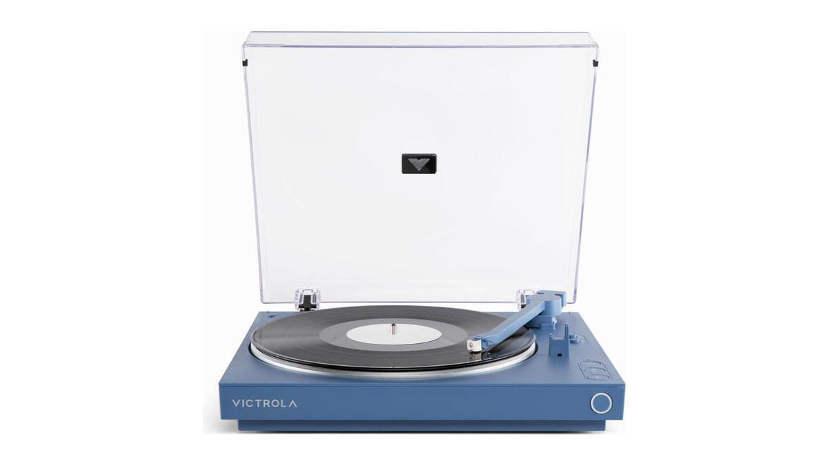 Victrola Automatic - Wireless Bluetooth Turntable - Blue